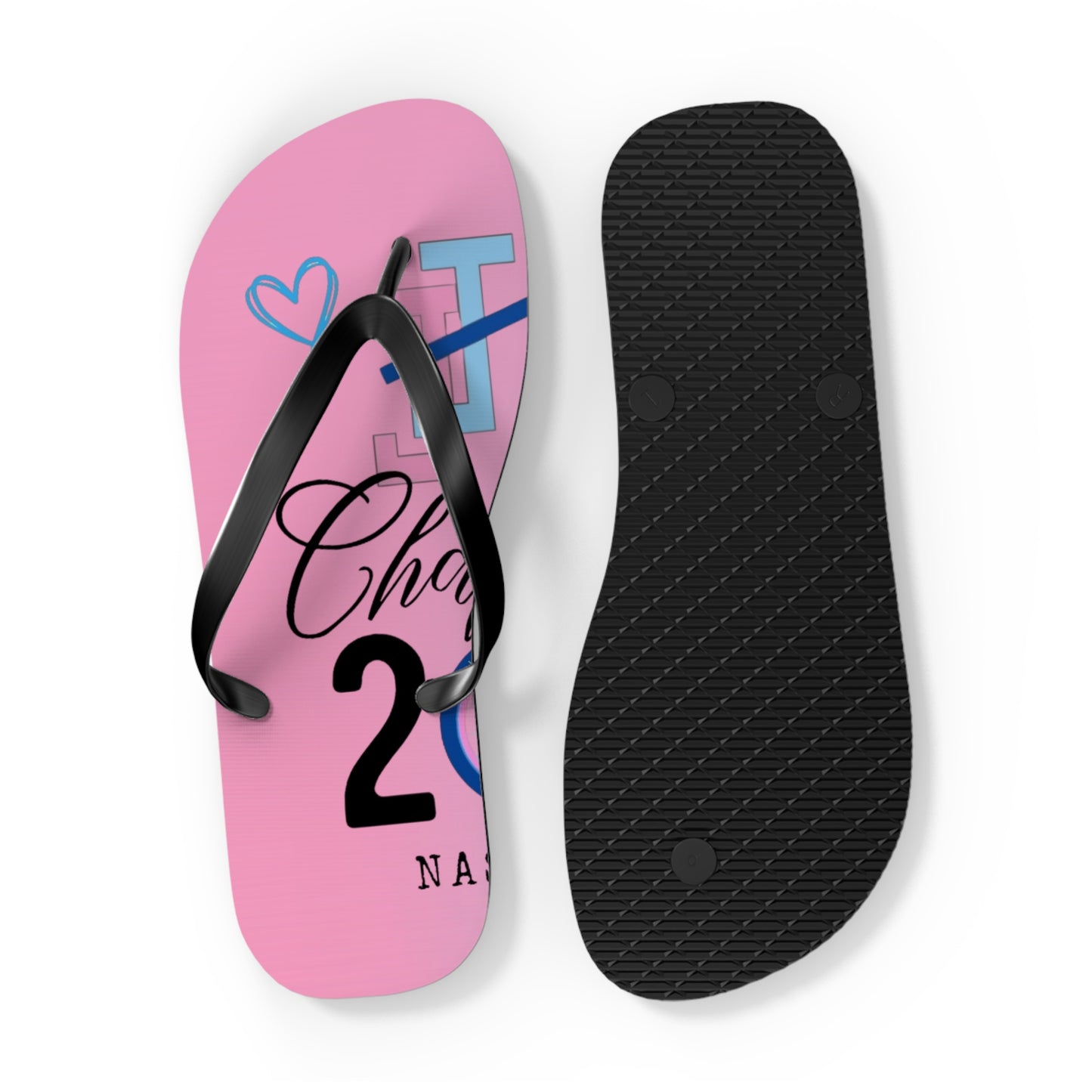 Miami Chapter - Beach Sandals Pink and Blue