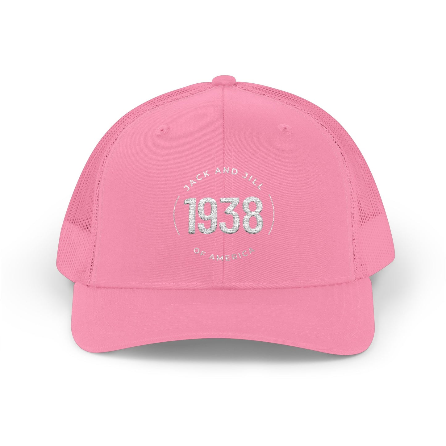 1938 Vintage Trucker Cap — Retro 'Jack and Jill of America' Snapback