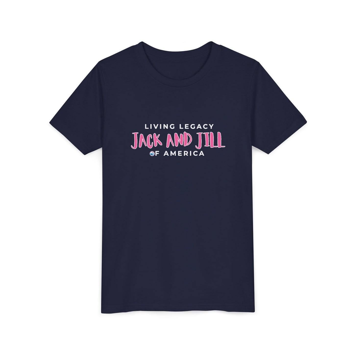 Jack and Jill Living Legacy - YOUTH T-Shirt Pink Design
