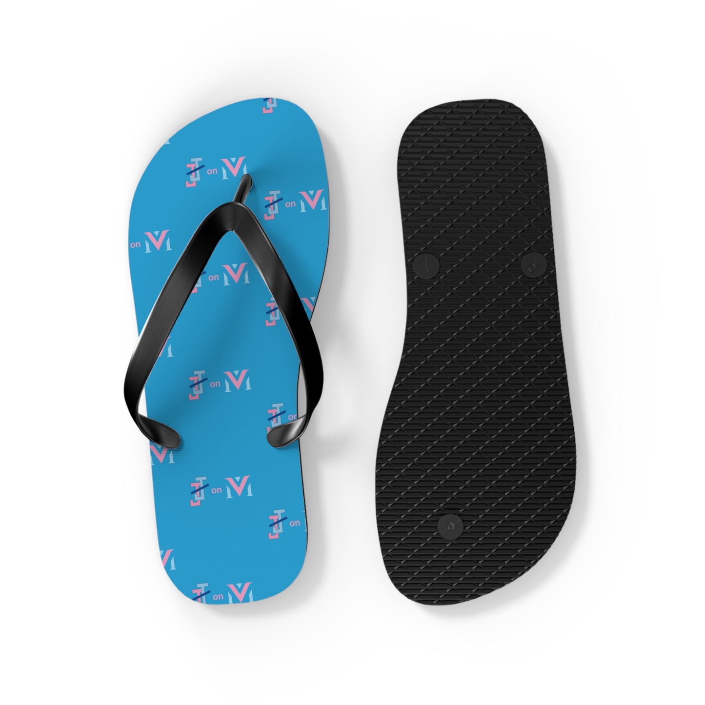 JJ on MV Flip Flops - Blue