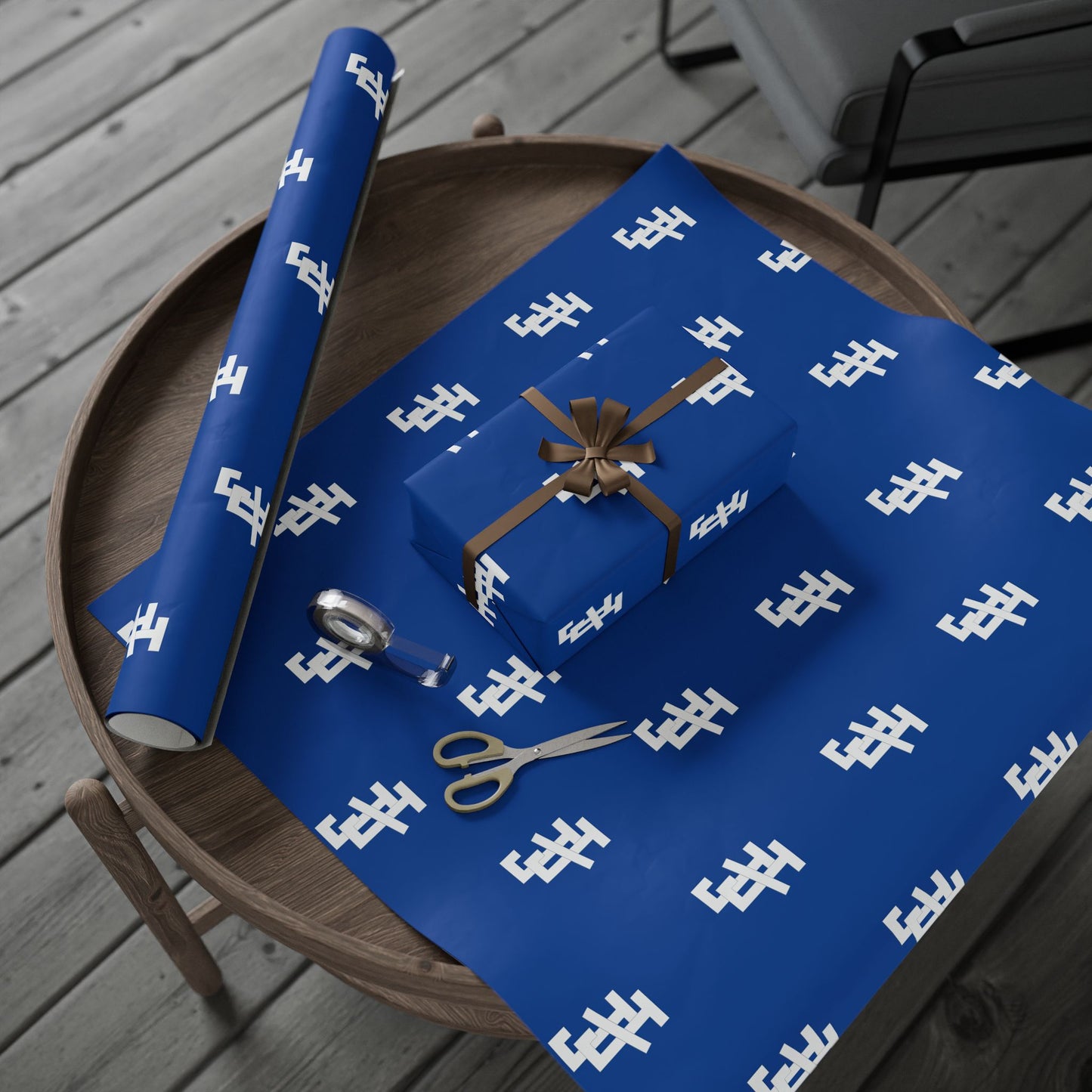 Jack and Jill Wrapping Paper -  Awesome Blue