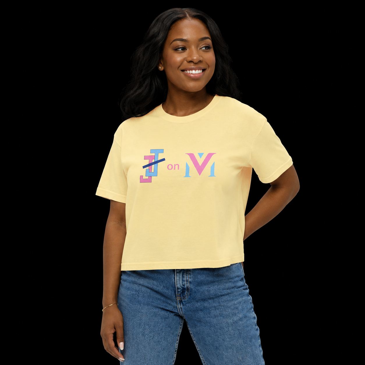 JJ on MV Boxy Women's T-Shirt