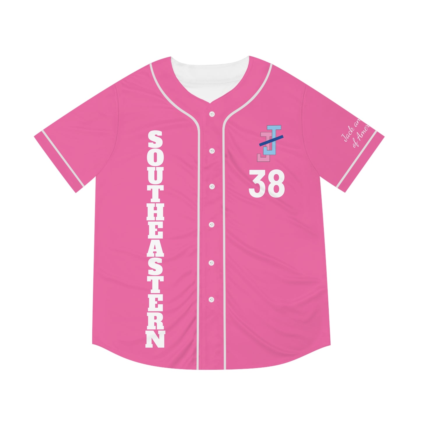 Jack and Jill SER - Unisex Baseball Jersey - PINK