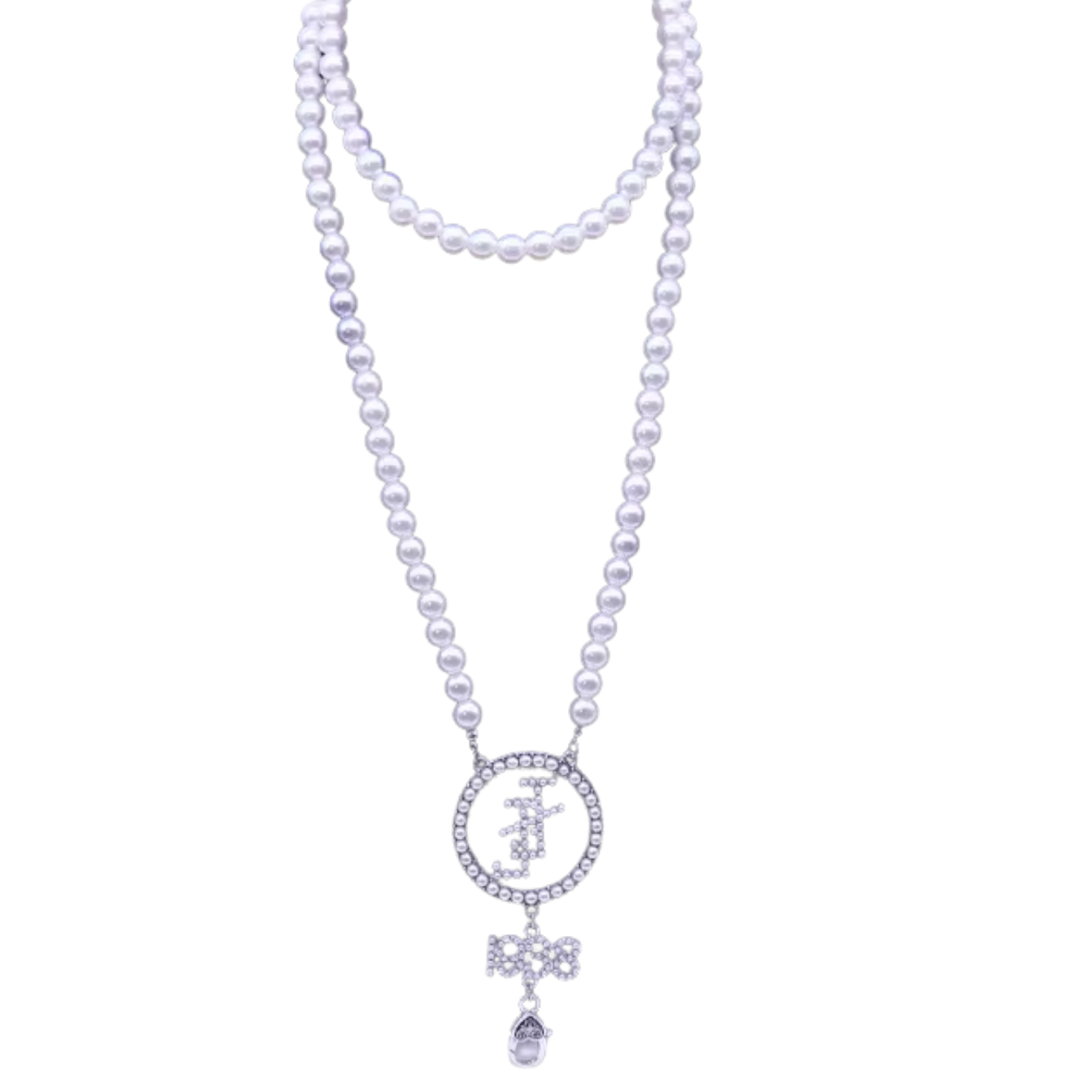 Jack and Jill Double-Strand Pearl Necklace