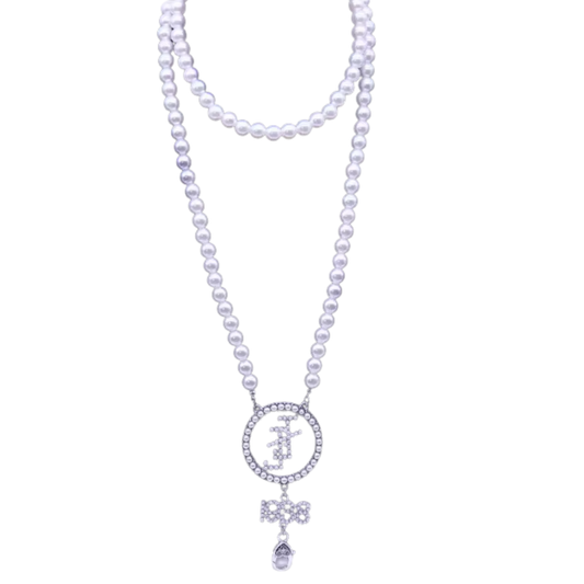 Jack and Jill Double-Strand Pearl Necklace