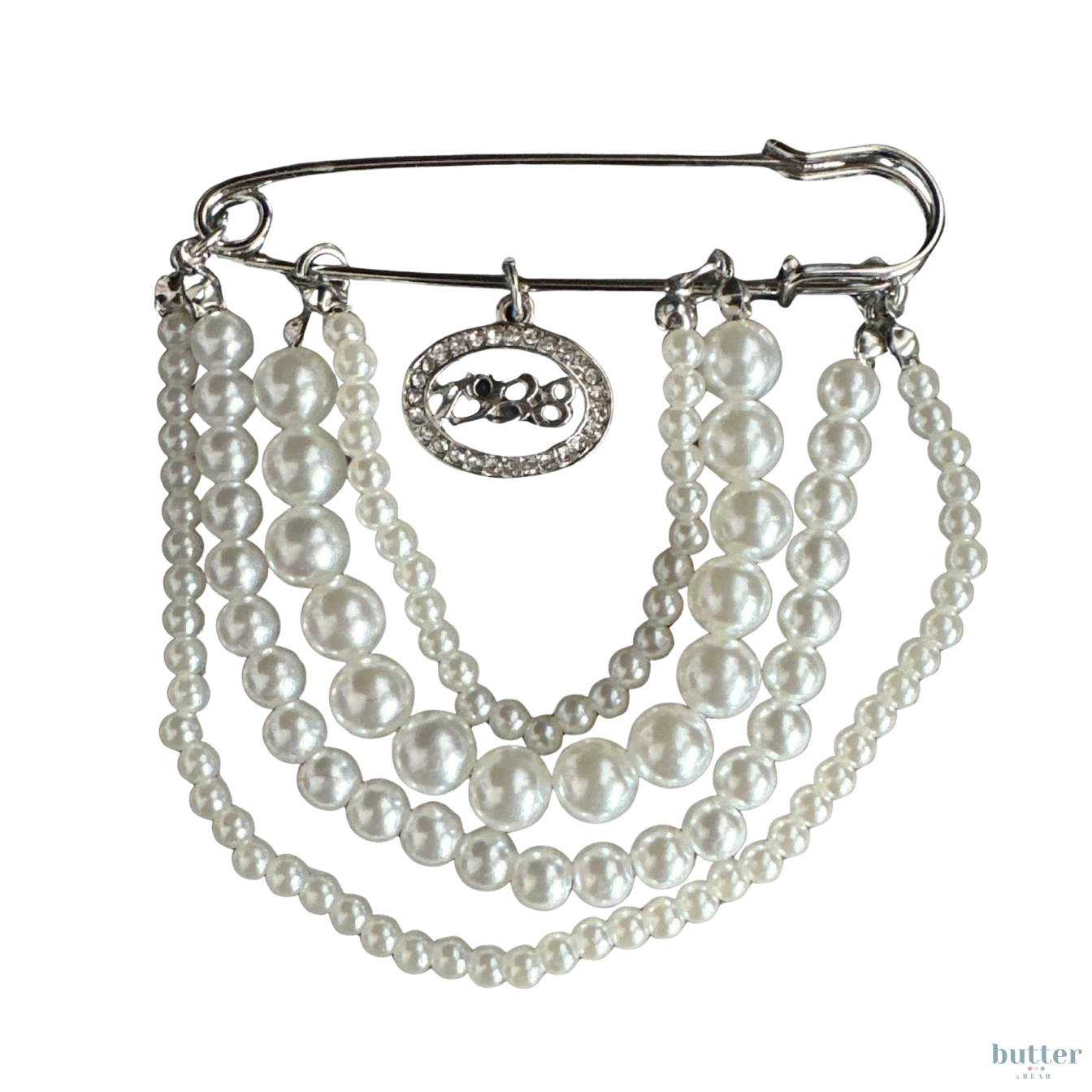 Jack and Jill 1938 Pearl Pin