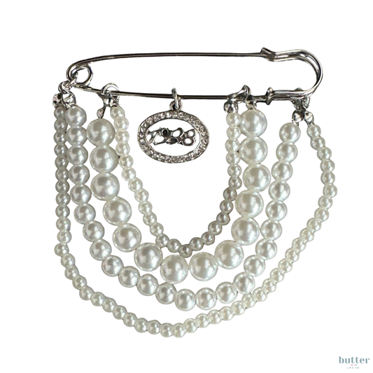 Jack and Jill 1938 Pearl Pin