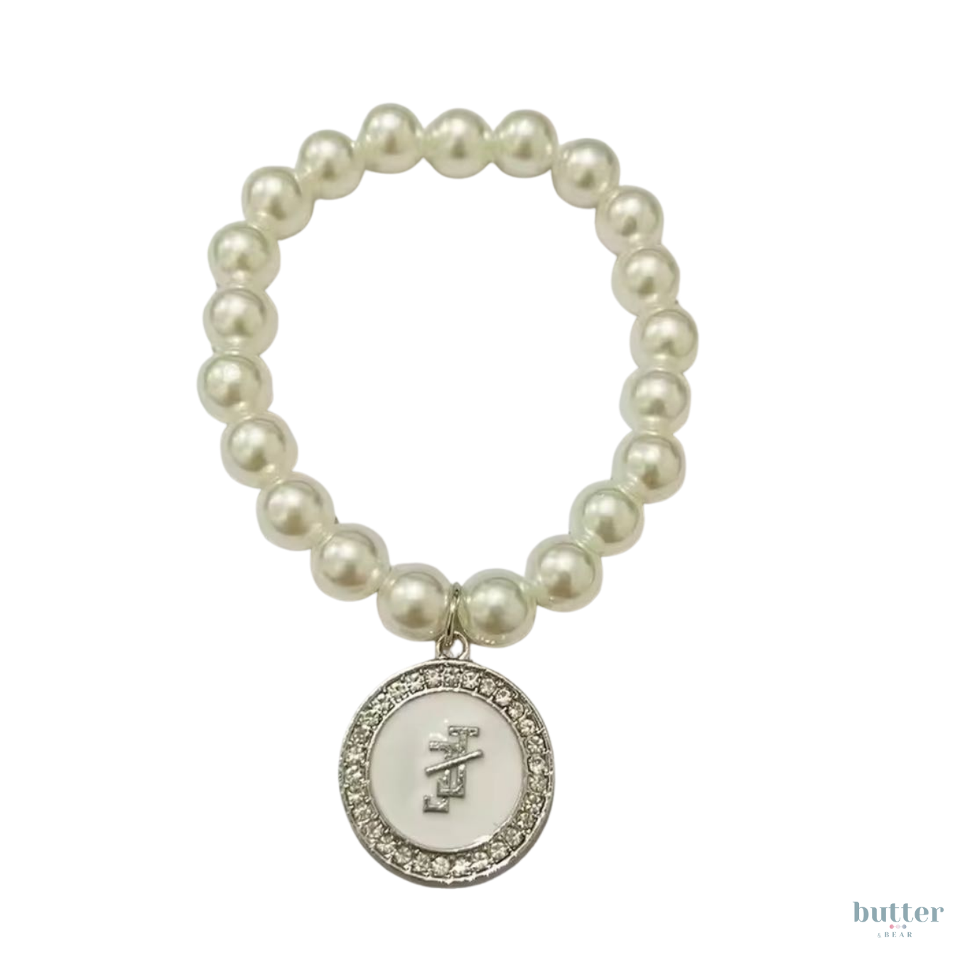 Jack and Jill Pearl Pendant Bracelet
