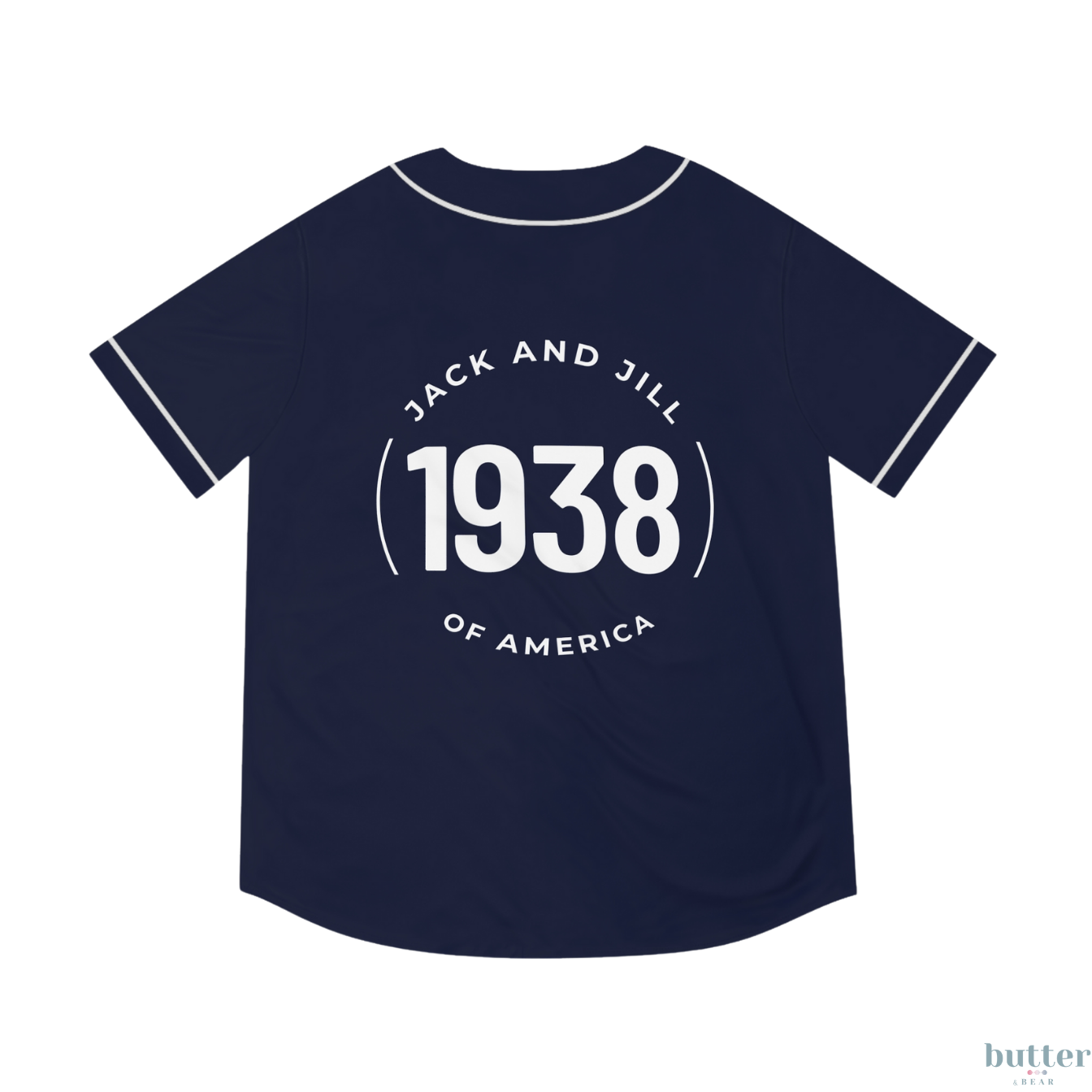 Jack and Jill SER - Unisex Baseball Jersey - NAVY