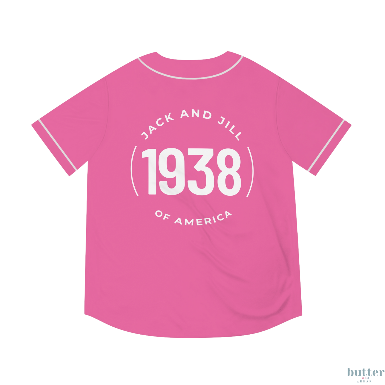 Jack and Jill SER - Unisex Baseball Jersey - PINK
