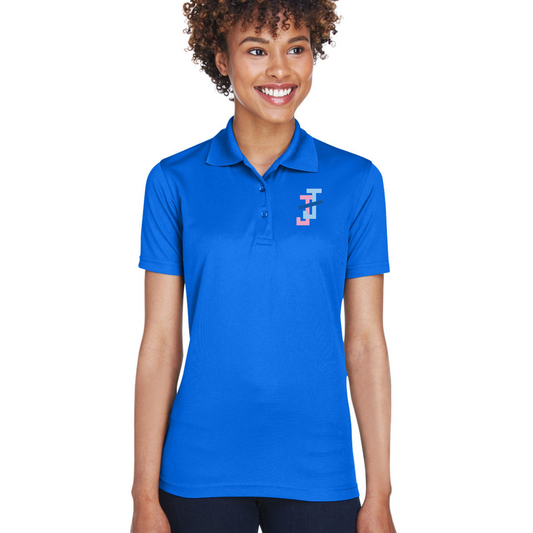 Jack and Jill Women's 3 Button Polo Shirt - JJ