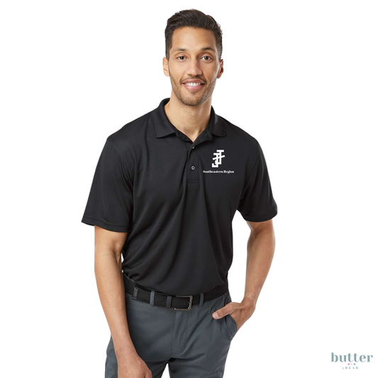 Men’s Polo - White JJ Embroidery - SER