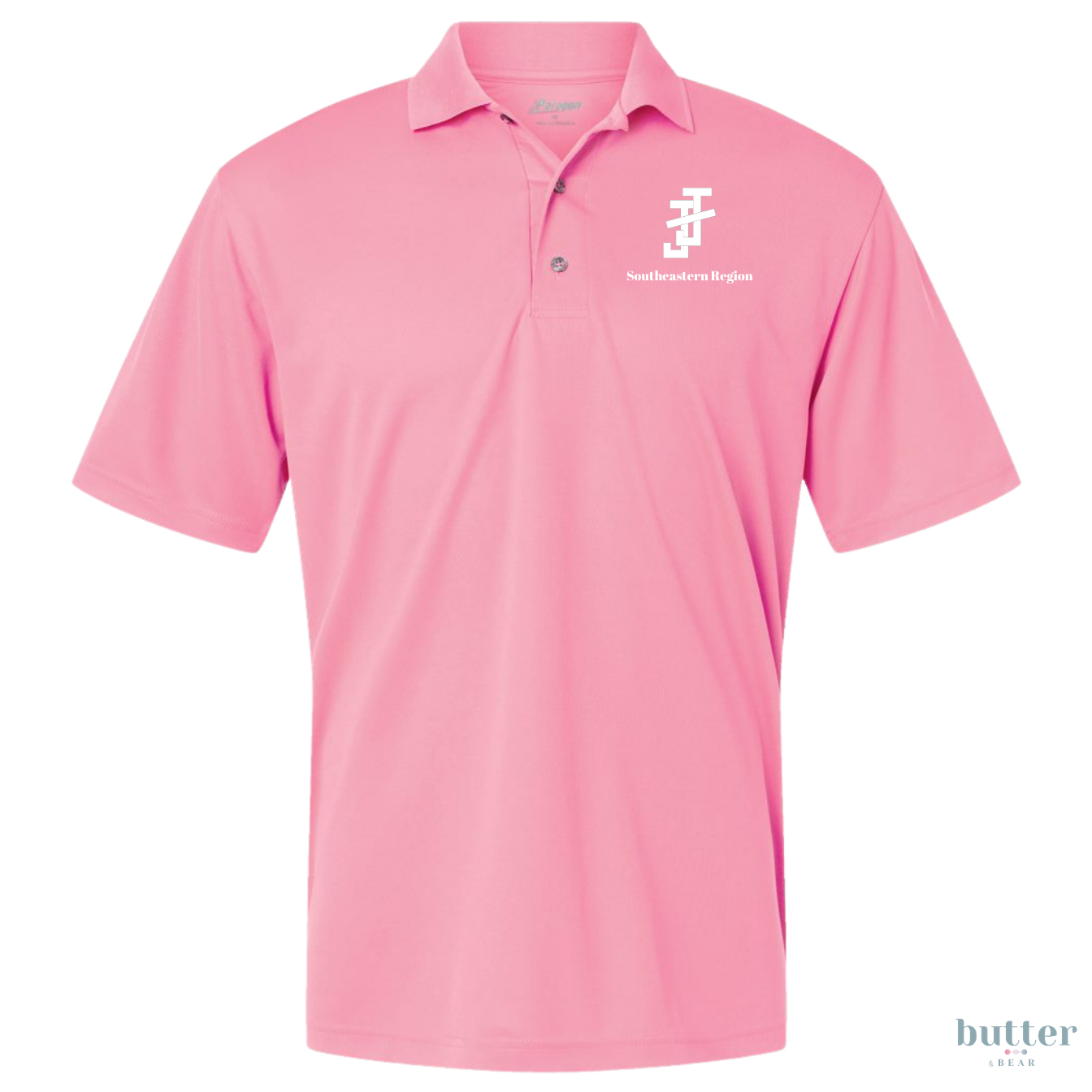Men’s Polo - White JJ Embroidery - SER