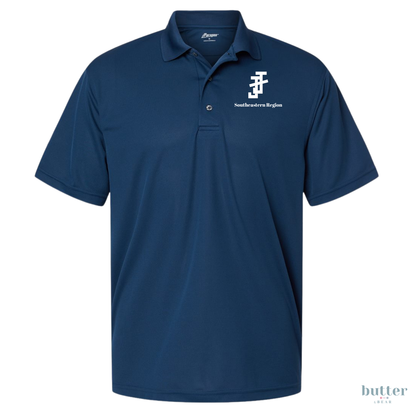 Men’s Polo - White JJ Embroidery - SER