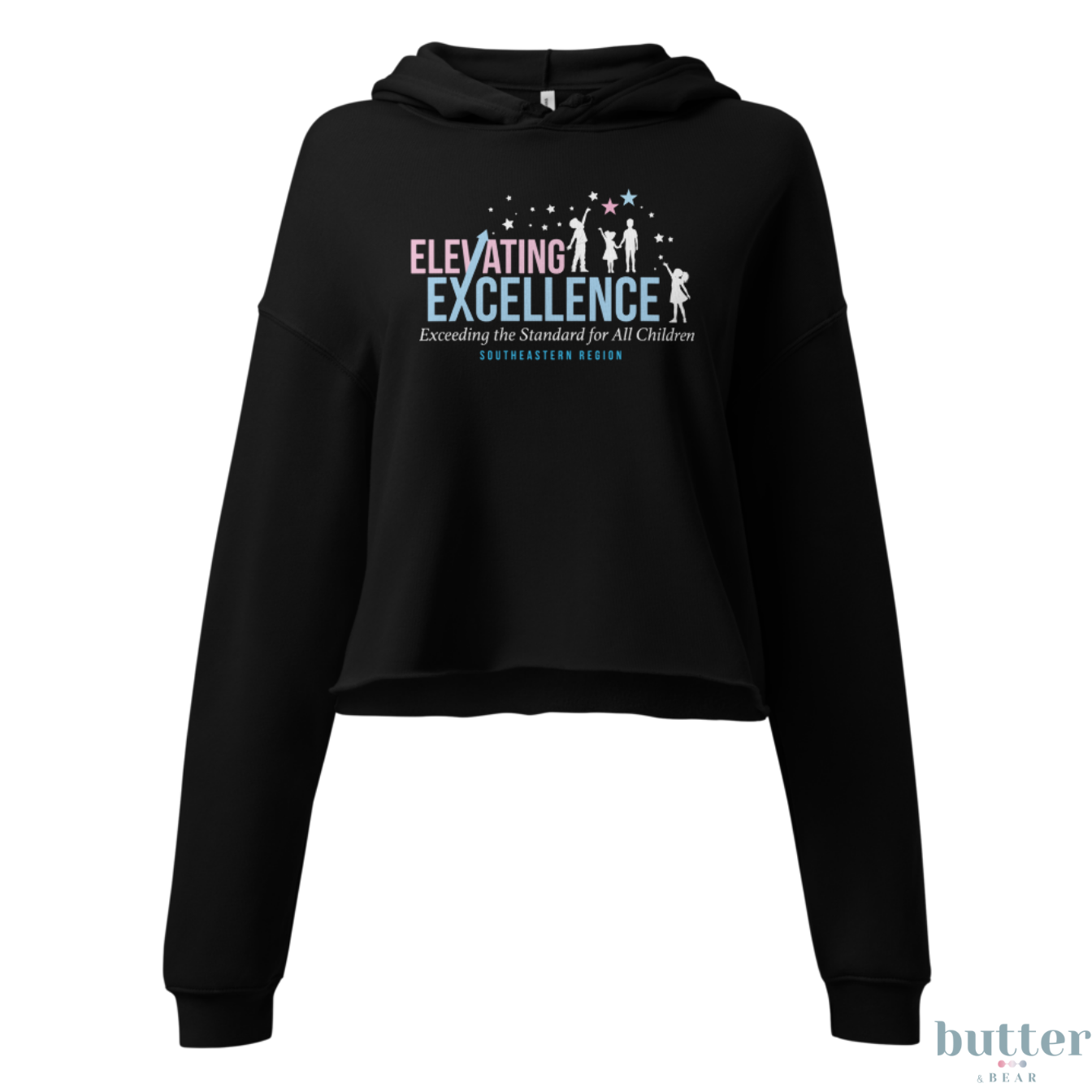 Elevating Excellence Crop Hoodie - Jack and Jill SER
