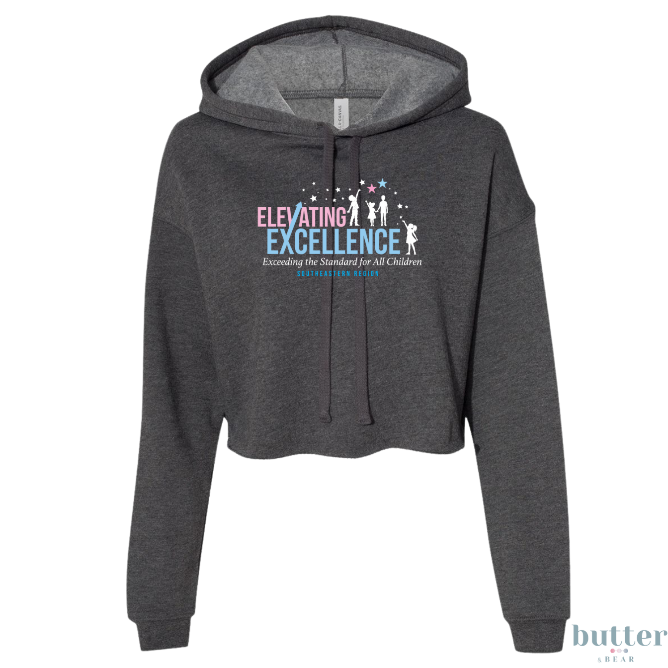 Elevating Excellence Crop Hoodie - Jack and Jill SER