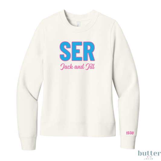SER Embroidered Crewneck - Women