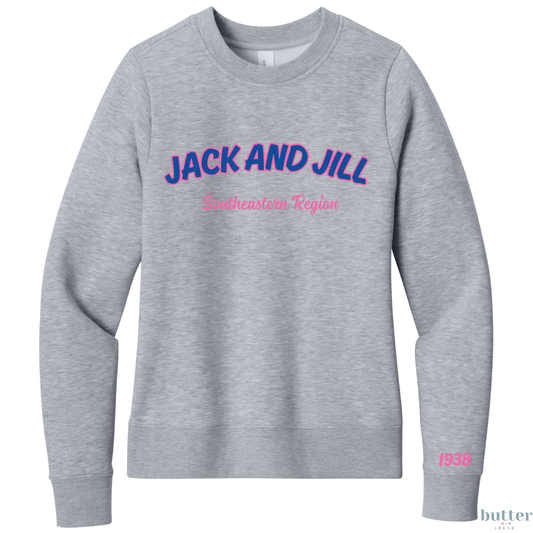Jack and Jill Southeastern Region Embroidered Crewneck - Women