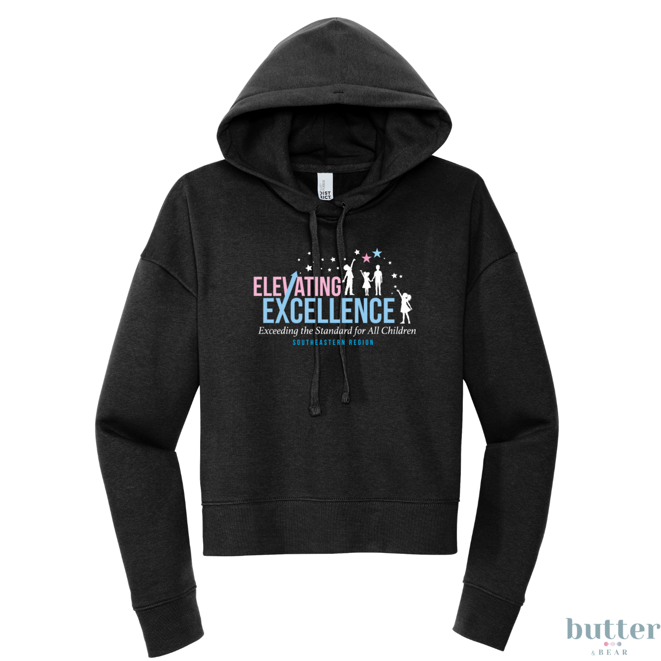 Elevating Excellence Modest Crop Fleece Hoodie - Jack and Jill SER