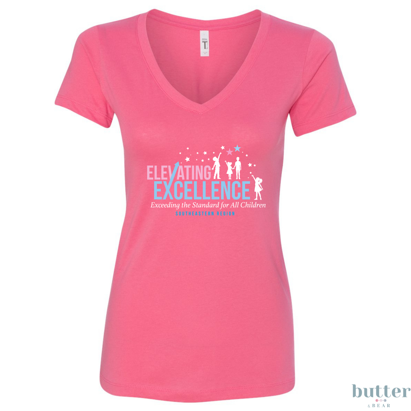 Elevating Excellence Women V-Neck Shirt - Jack and Jill SER