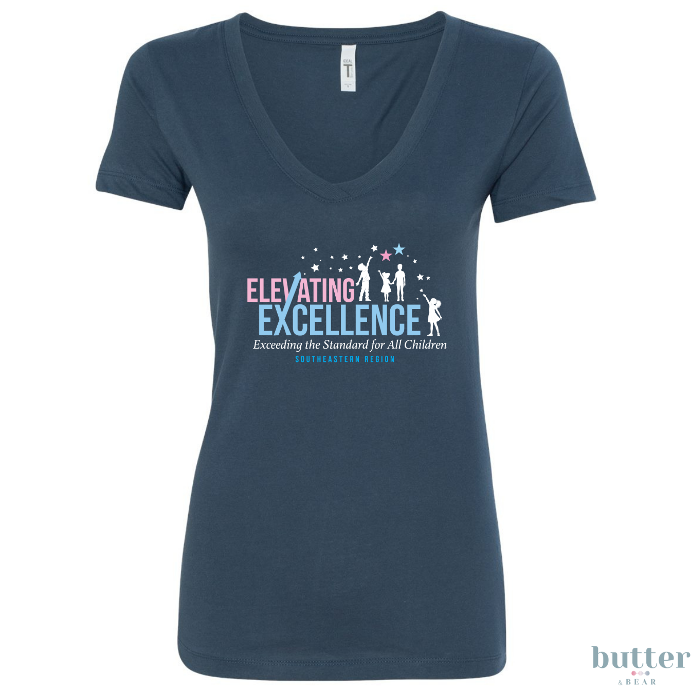 Elevating Excellence Women V-Neck Shirt - Jack and Jill SER