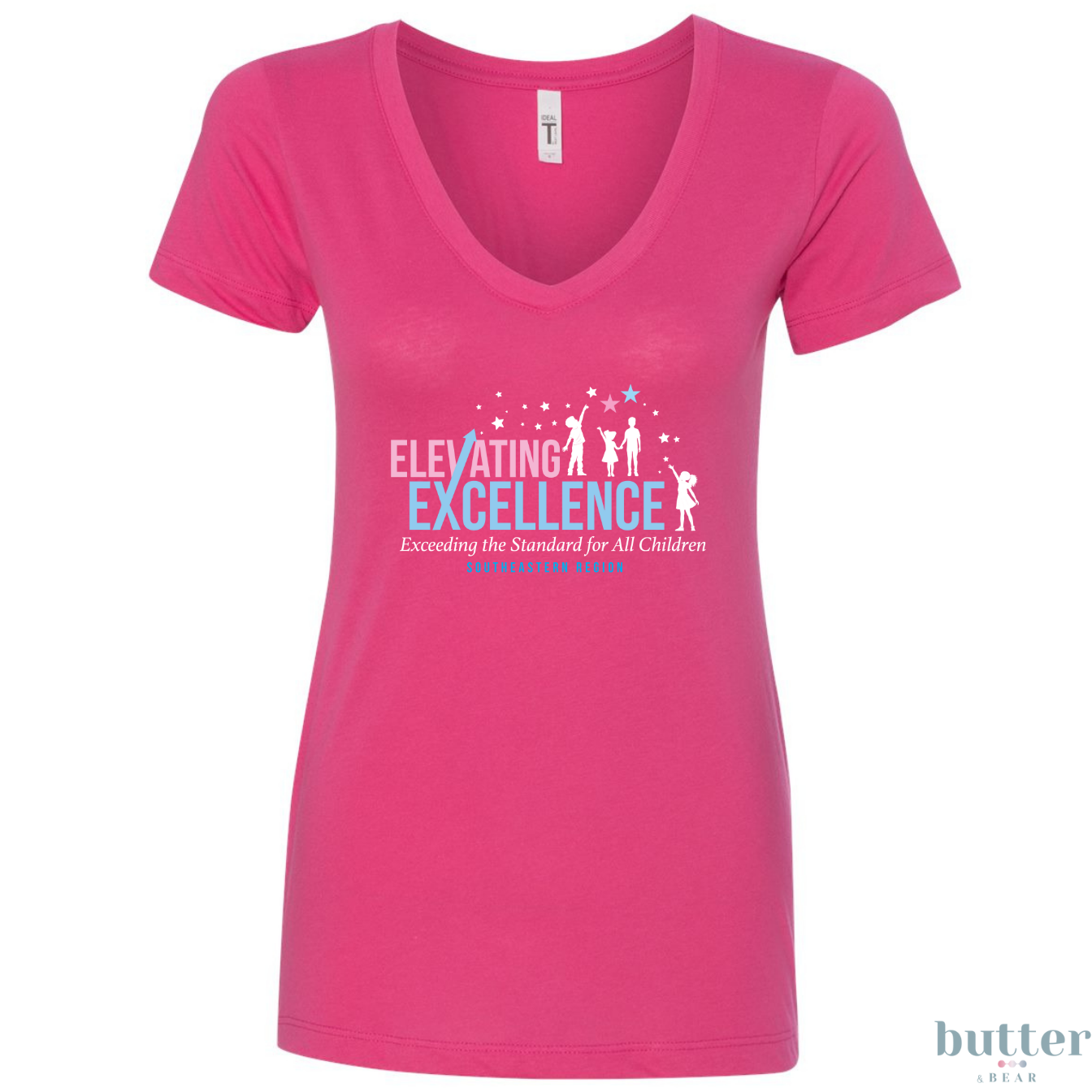 Elevating Excellence Women V-Neck Shirt - Jack and Jill SER