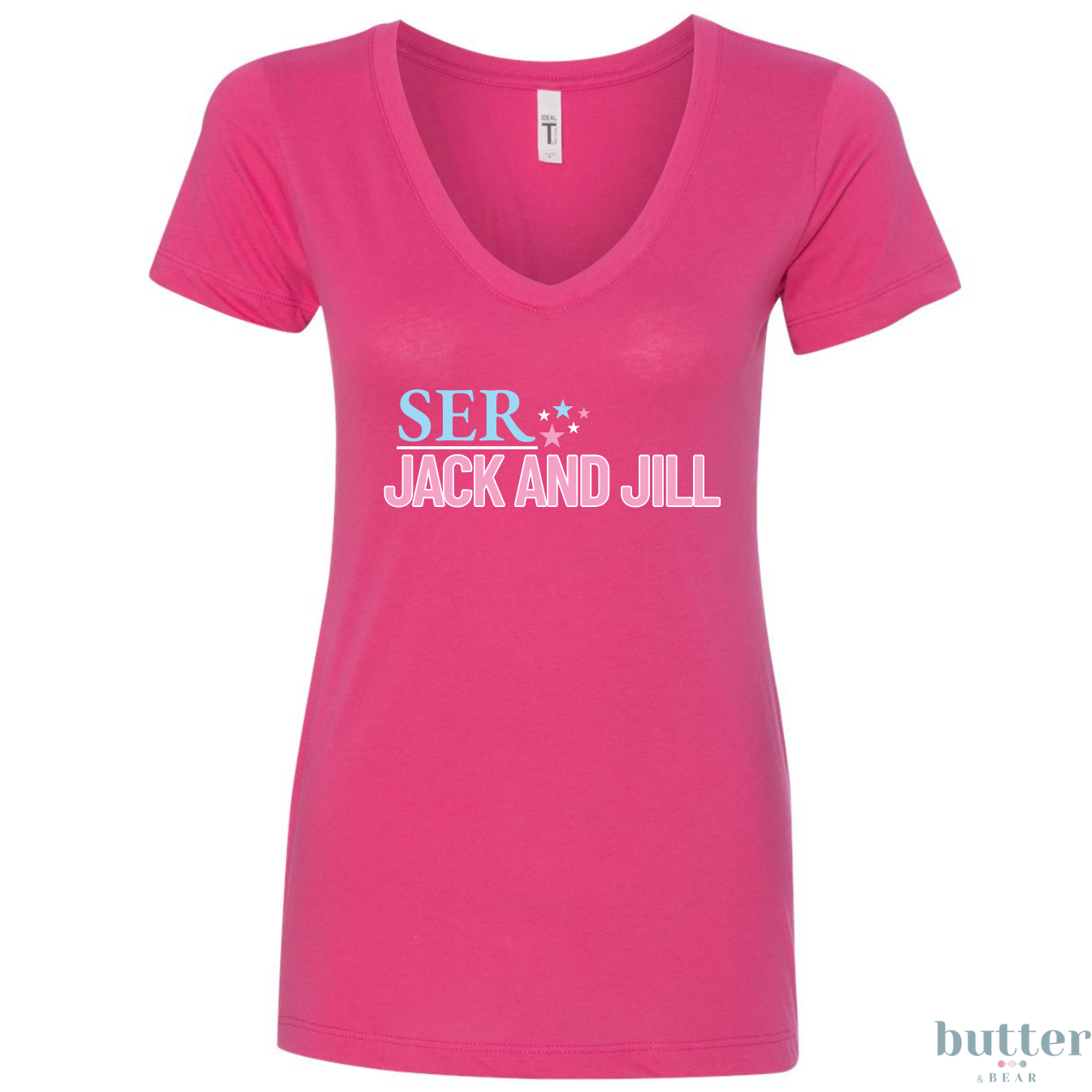 Jack and Jill SER Women V-Neck Shirt