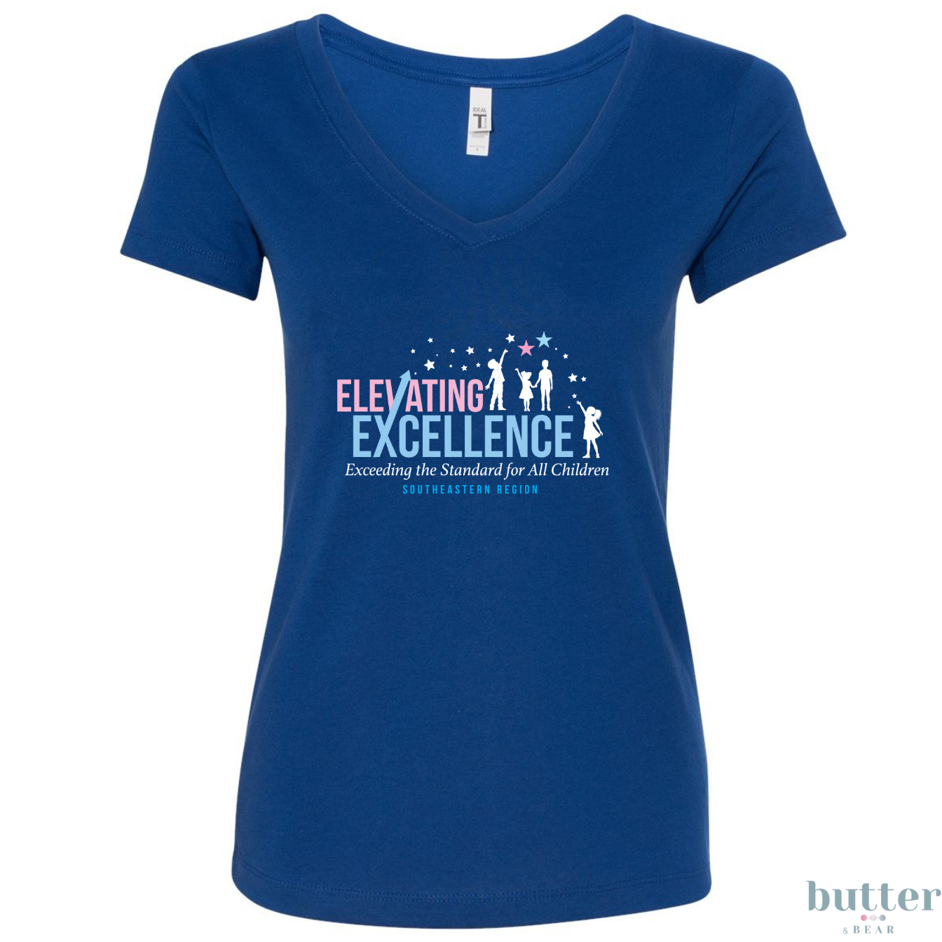 Elevating Excellence Women V-Neck Shirt - Jack and Jill SER
