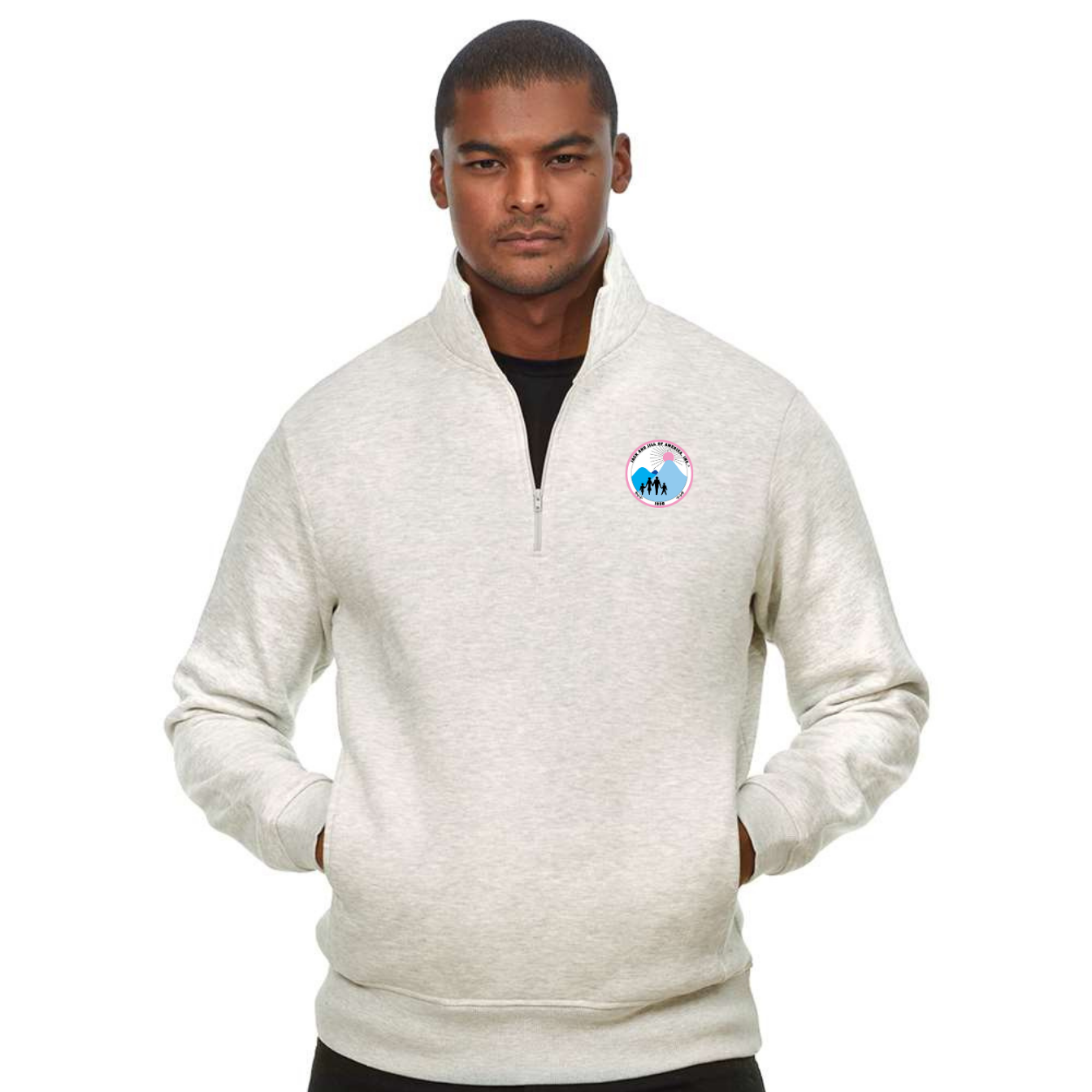 Jack and Jill Unisex Ultimate Fleece Quarter-Zip - Crest