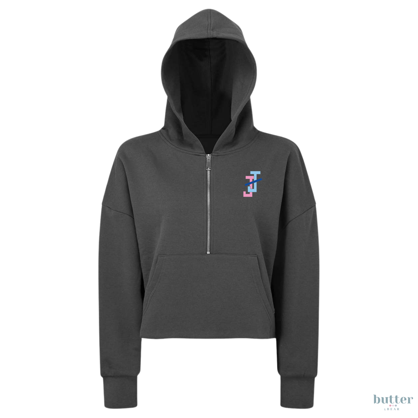 Jack and Jill Women's Half-Zip Hooded Sweatshirt - JJ