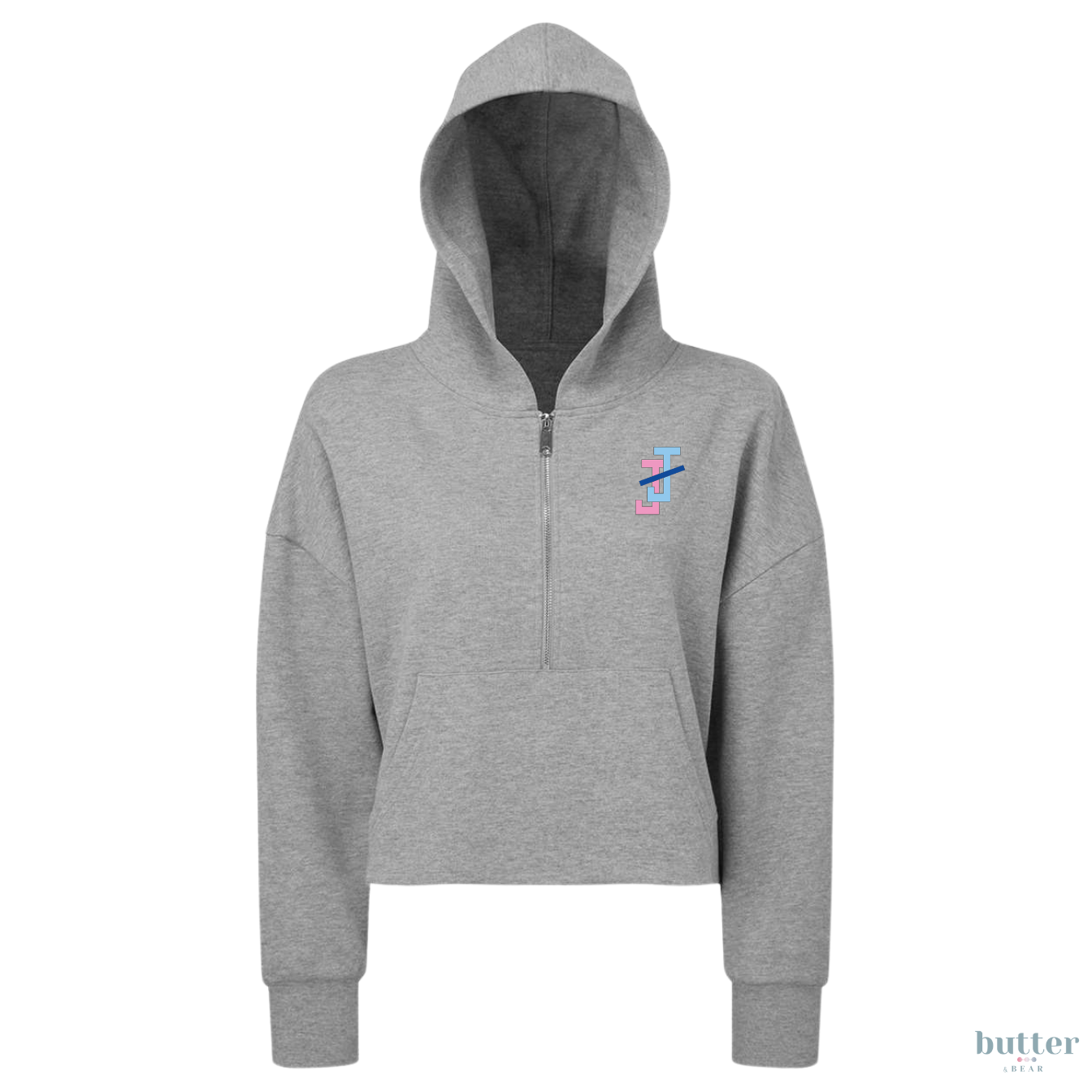 Jack and Jill Women's Half-Zip Hooded Sweatshirt - JJ