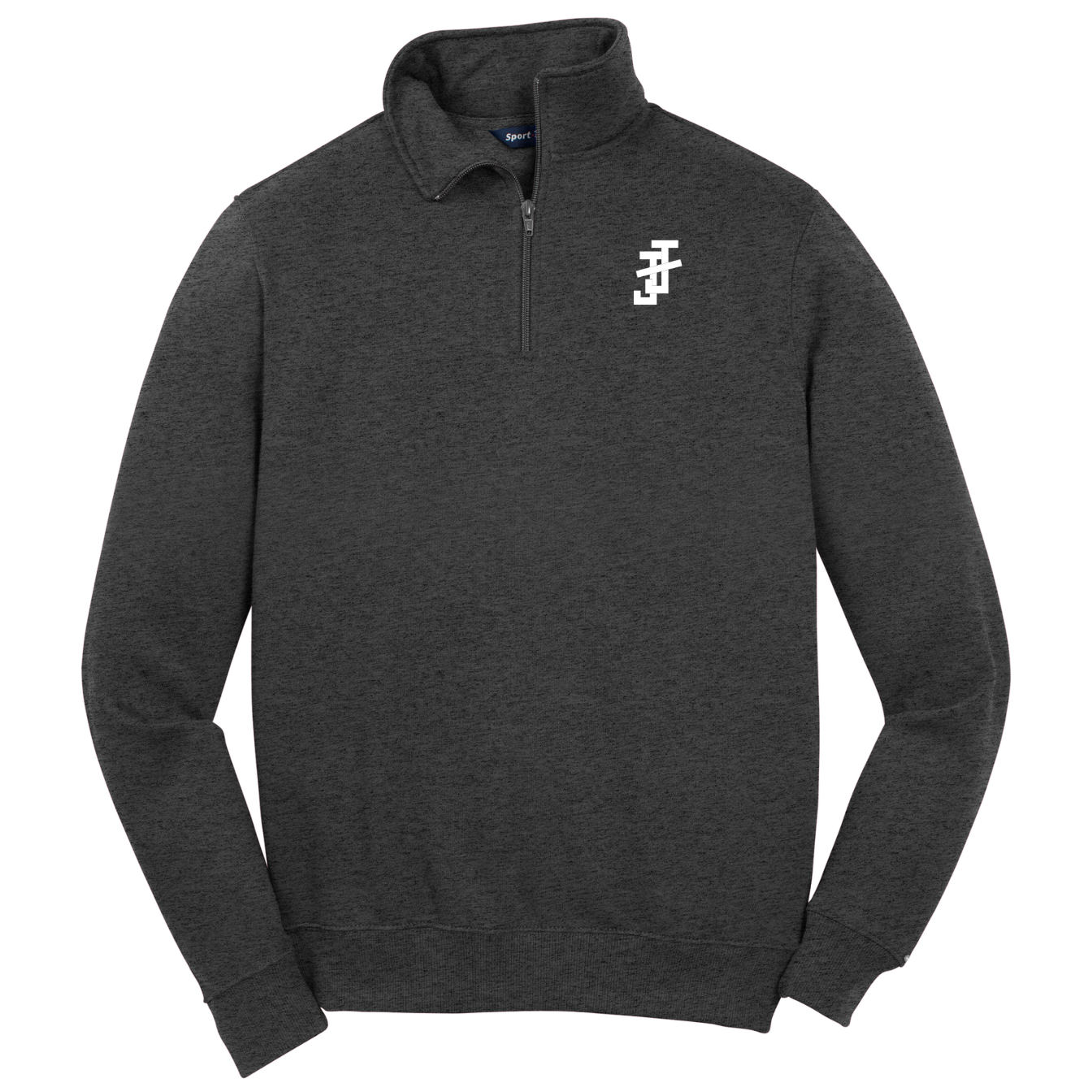 Jack and Jill Unisex Ultimate Fleece Quarter-Zip - White JJ