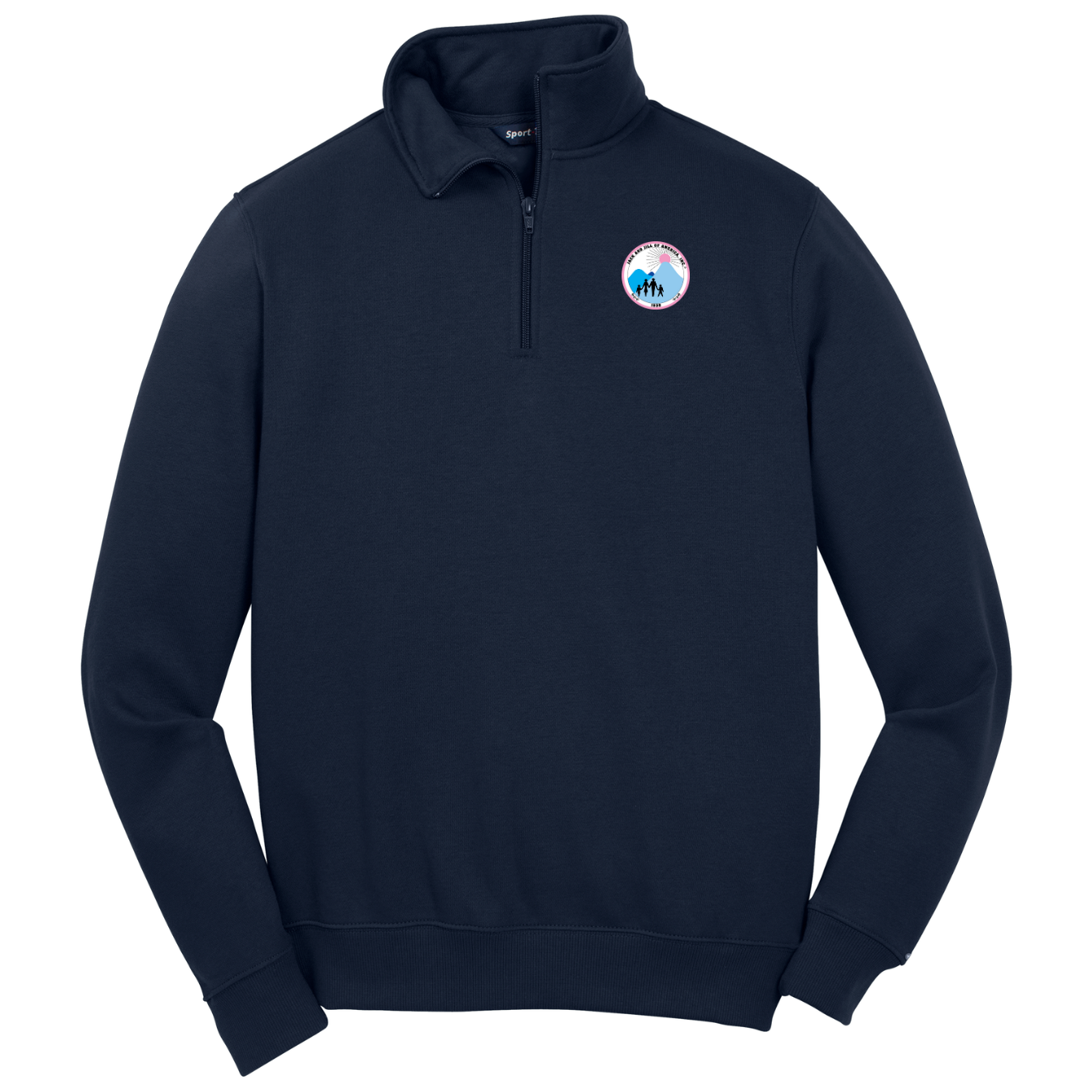 Jack and Jill Unisex Ultimate Fleece Quarter-Zip - Crest