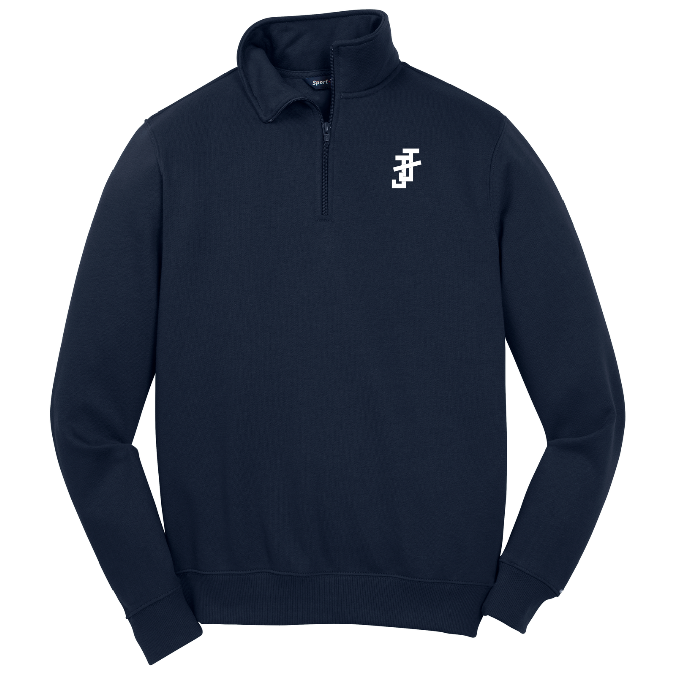 Jack and Jill Unisex Ultimate Fleece Quarter-Zip - White JJ