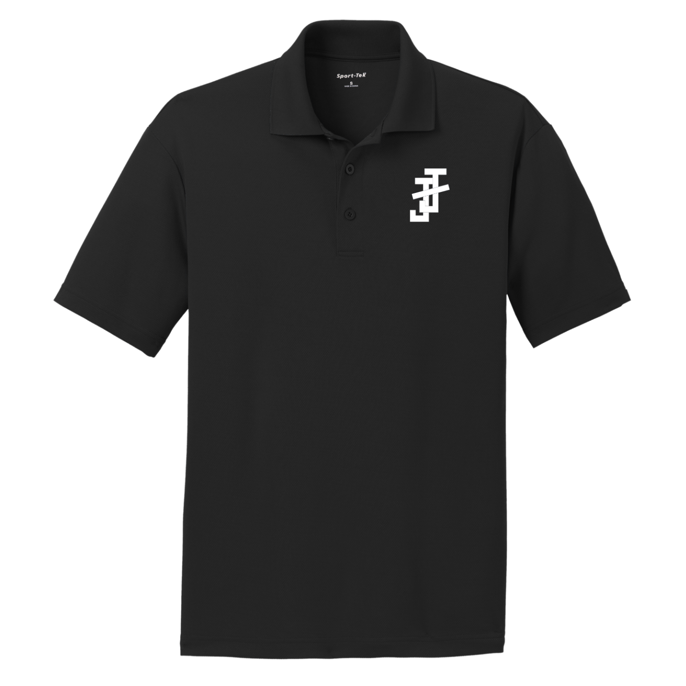Men’s Polo - White JJ Embroidery