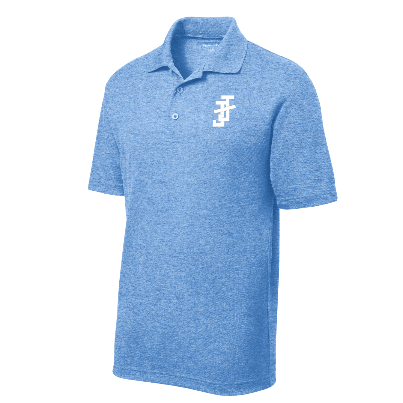 Men’s Polo - White JJ Embroidery