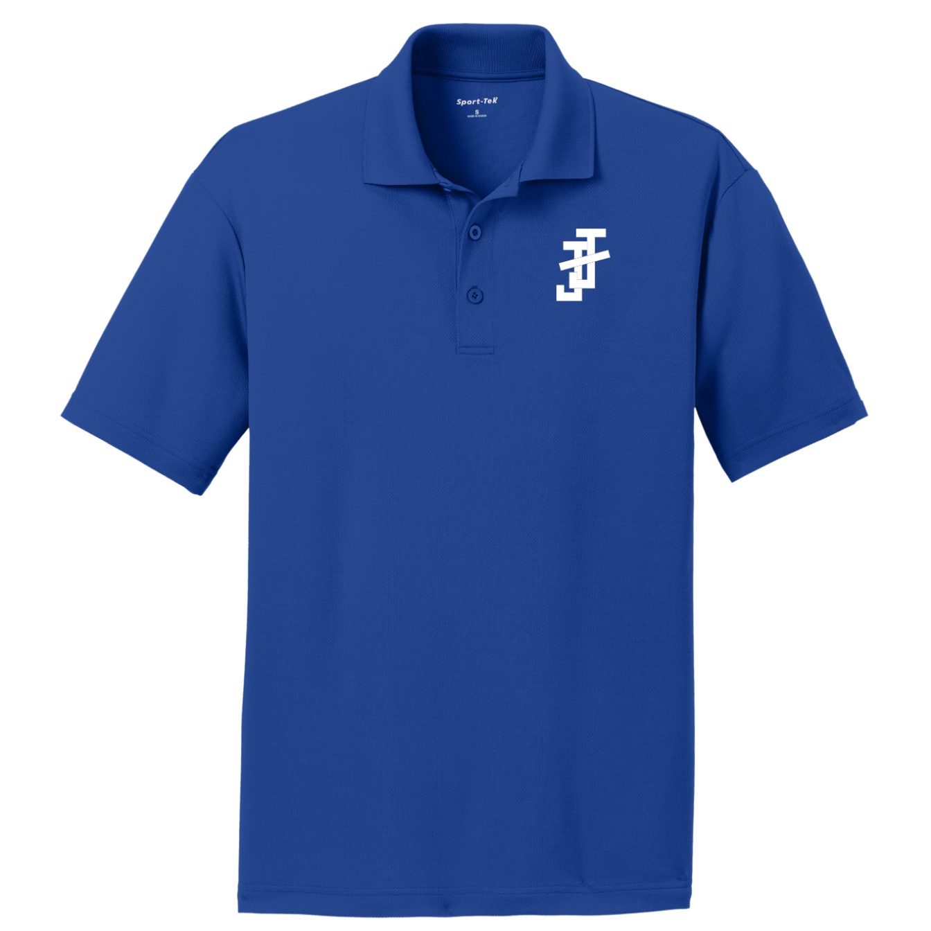 Men’s Polo - White JJ Embroidery