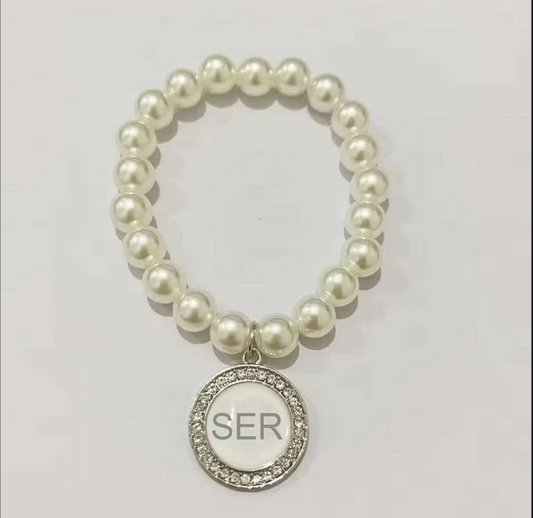Jack and Jill SER Pearl Pendant Bracelet