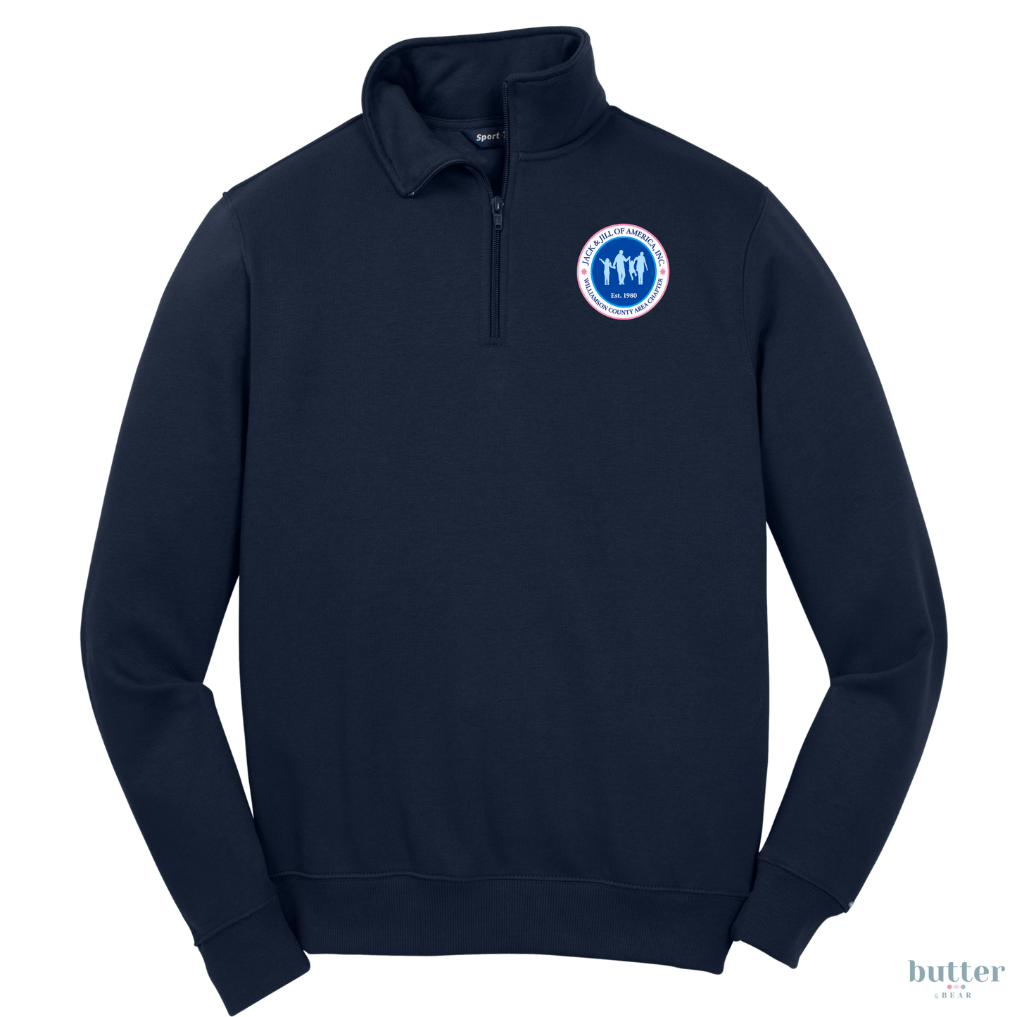 WCAC Unisex 1/4 Zip Fleece Sweatshirt
