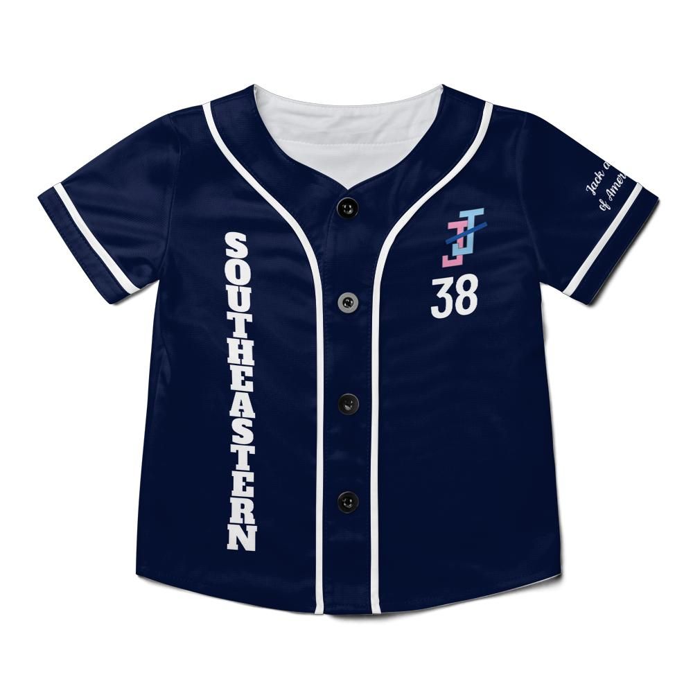 Jack and Jill SER Kids Baseball Jersey - NAVY
