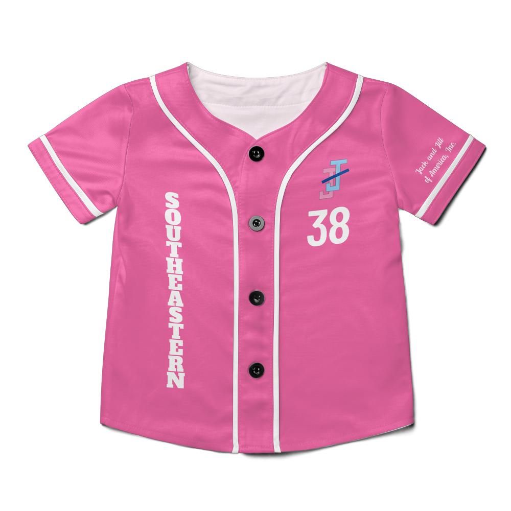 Jack and Jill SER Kids Baseball Jersey - PINK