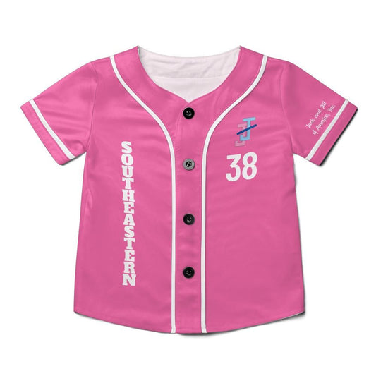 Jack and Jill SER Kids Baseball Jersey - PINK